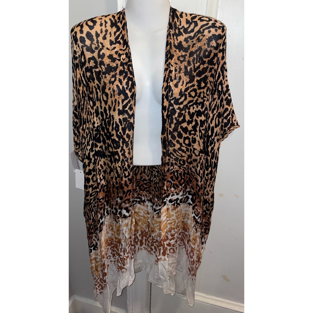 🐾 Leopard Print Kimono / Shawl / Shrug ONFA